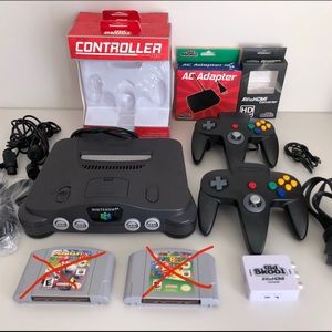 Nintendo 64 System plus accessories